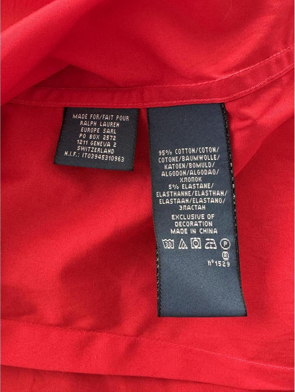 Polo Ralph Lauren Red Short Sleeve Button Up Shirt NWT Size 8 - Picture 7 of 11